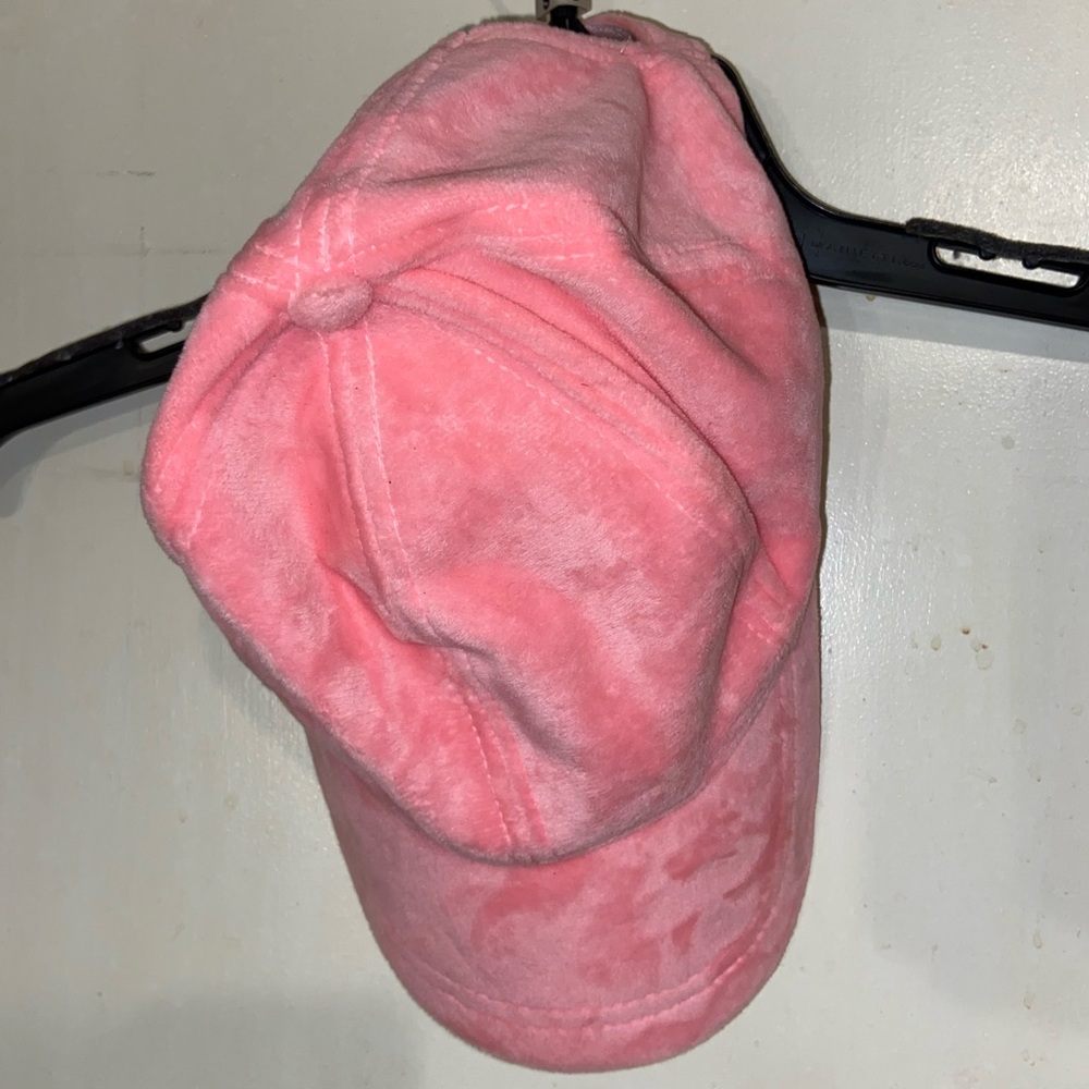 Pink velvet hat
